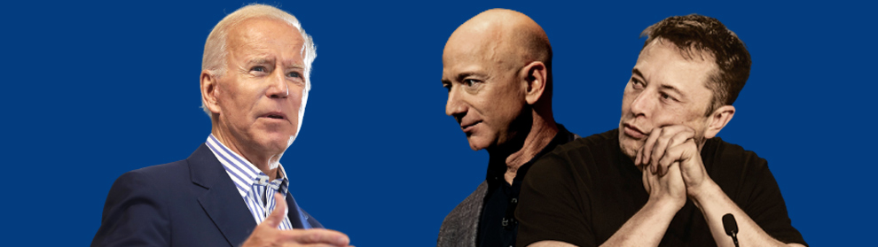 Biden vs Bezos and Musk
