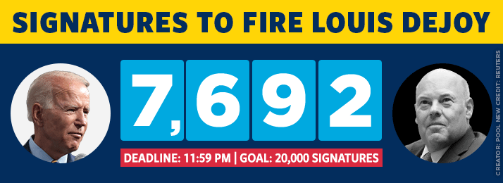 Deadline: 11:59 PM and goal: 20,000 Signatures Deadline: 11:59 PM and goal: 20,000 Signatures